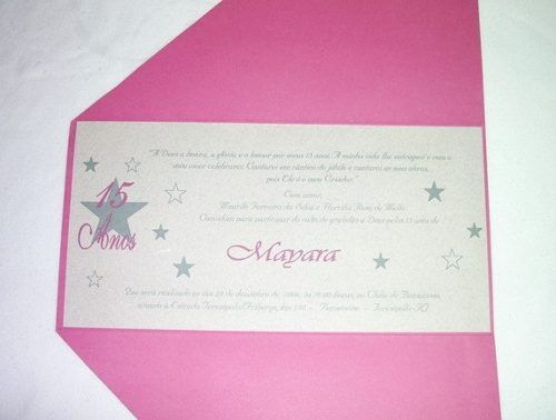 Convites de debutantes personalizados